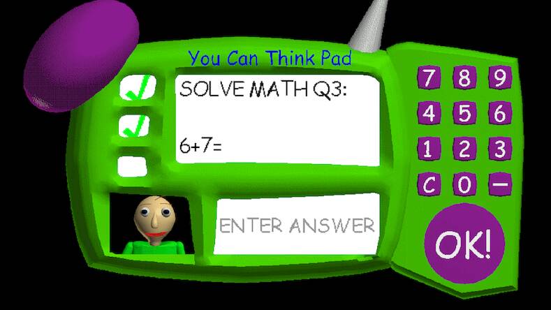 Скачать взломанную Baldi's Basics Classic [Мод меню] MOD apk на Андроид