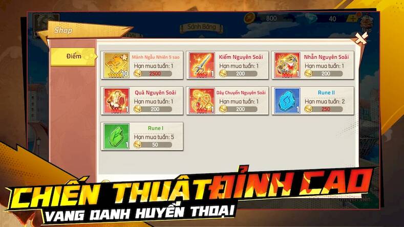 Скачать взломанную Kho Báu Truyền Thuyết [Много денег] MOD apk на Андроид