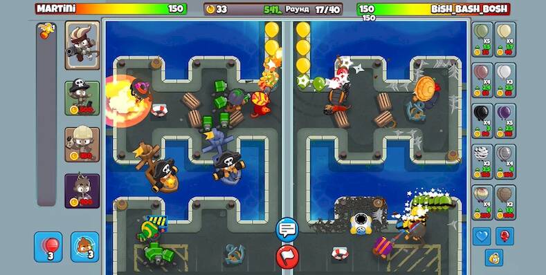 Скачать взломанную Bloons TD Battles 2 [Много монет] MOD apk на Андроид
