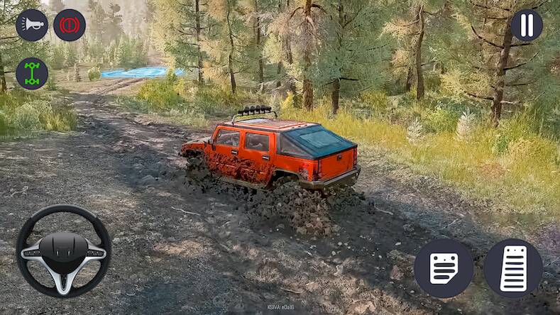 Скачать взломанную 4x4 Jeep Offroad Car Driving [Много монет] MOD apk на Андроид
