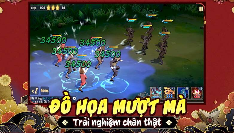 Скачать взломанную Nhẫn Giả Truyền Thuyết Mobile [Бесплатные покупки] MOD apk на Андроид