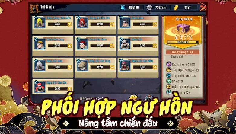 Скачать взломанную Nhẫn Giả Truyền Thuyết Mobile [Бесплатные покупки] MOD apk на Андроид