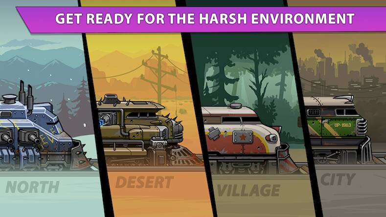 Скачать взломанную Rails of Fury: Train Defence [Бесплатные покупки] MOD apk на Андроид