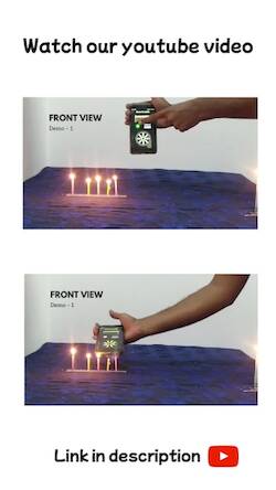 Скачать взломанную Blower - Candle Blower Lite [Много монет] MOD apk на Андроид