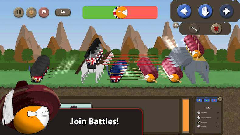 Скачать взломанную Countryballs at War [Много денег] MOD apk на Андроид