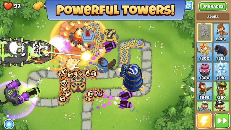 Скачать взломанную Bloons TD 6 NETFLIX [Много монет] MOD apk на Андроид
