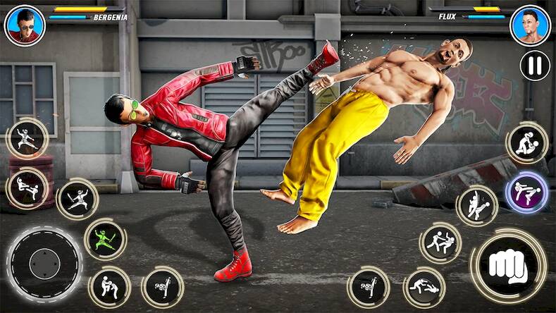 Скачать взломанную Кунг-фу Бокс Игра: драки игры [Много монет] MOD apk на Андроид