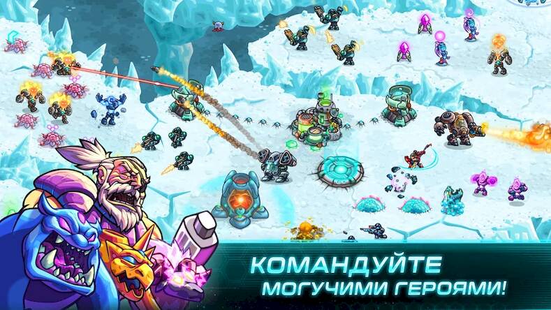 Скачать взломанную Железный Десант (Iron Marines) [Много денег] MOD apk на Андроид