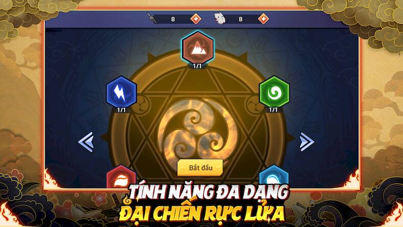 Скачать взломанную Huyền Thoại Nhẫn Giả [Бесплатные покупки] MOD apk на Андроид