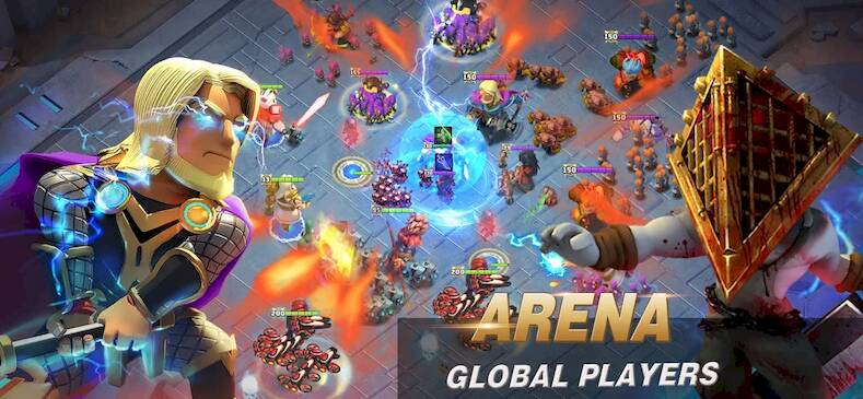 Скачать взломанную Clash of Legends:Heroes Mobile [Бесплатные покупки] MOD apk на Андроид