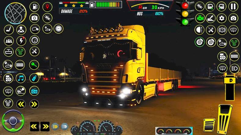 Скачать взломанную Truck Driving truck Simulator [Много денег] MOD apk на Андроид
