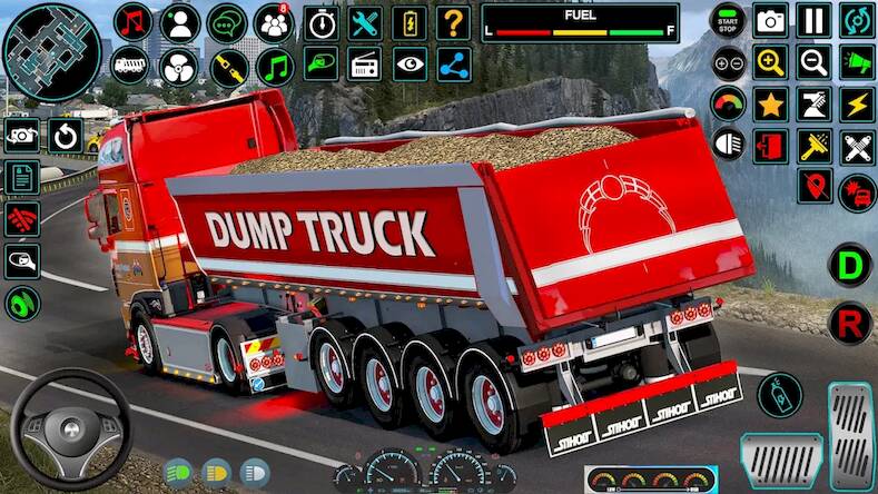 Скачать взломанную Truck Driving truck Simulator [Много денег] MOD apk на Андроид