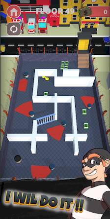 Скачать взломанную Escape Brk Thief [Много монет] MOD apk на Андроид