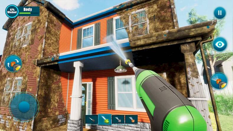 Скачать взломанную Power Washing Clean Simulator [Мод меню] MOD apk на Андроид