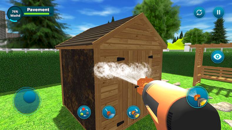 Скачать взломанную Power Washing Clean Simulator [Мод меню] MOD apk на Андроид