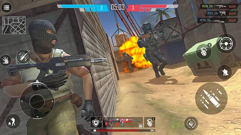 Скачать взломанную боевая стрелялка офлайн [Много денег] MOD apk на Андроид