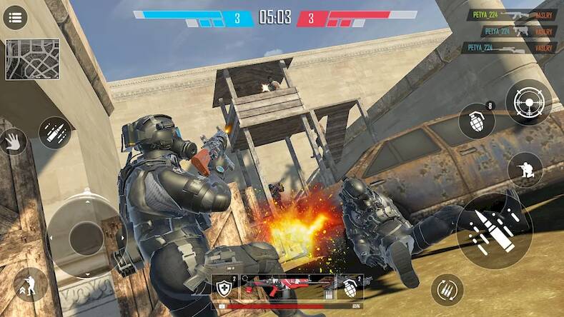Скачать взломанную боевая стрелялка офлайн [Много денег] MOD apk на Андроид