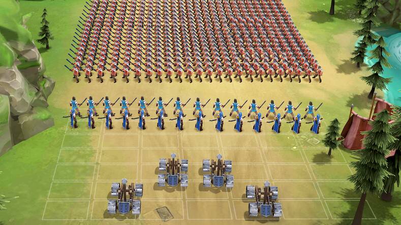 Скачать взломанную Kingdom Clash: симулятор битвы [Много денег] MOD apk на Андроид