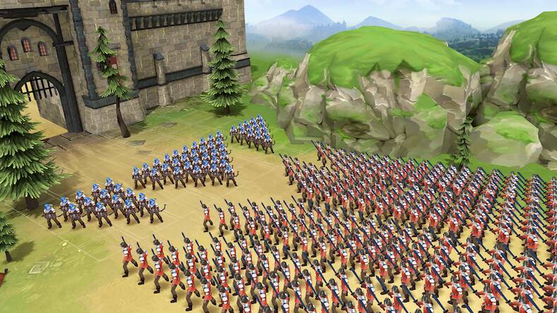 Скачать взломанную Kingdom Clash: симулятор битвы [Много денег] MOD apk на Андроид