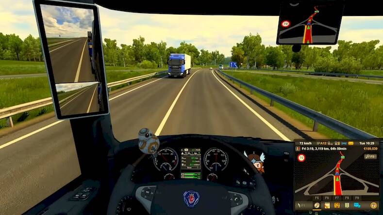Скачать взломанную Euro Truck Simulator Ultimate [Много денег] MOD apk на Андроид