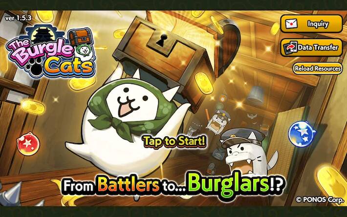 Скачать взломанную The Burgle Cats [Бесплатные покупки] MOD apk на Андроид