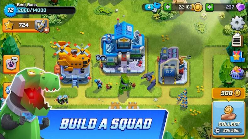 Скачать взломанную Rush Wars [Бесплатные покупки] MOD apk на Андроид