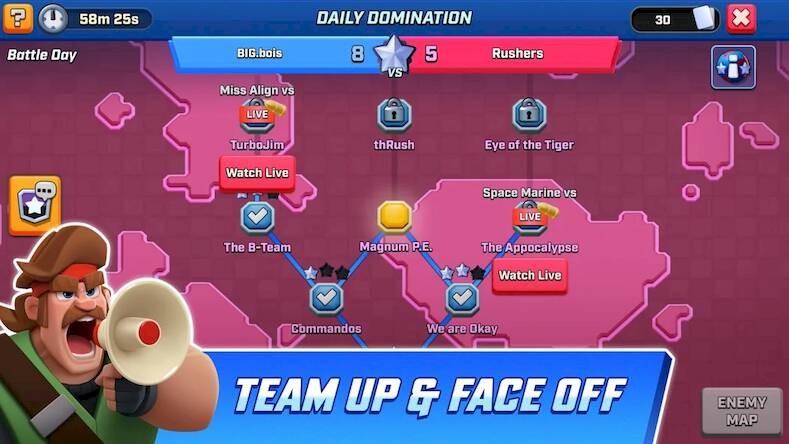 Скачать взломанную Rush Wars [Бесплатные покупки] MOD apk на Андроид
