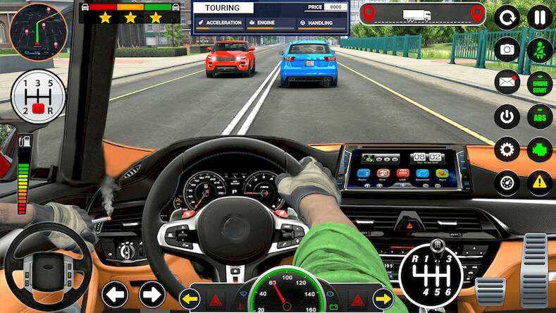 Скачать взломанную Реальные автомобильные парковк [Много монет] MOD apk на Андроид