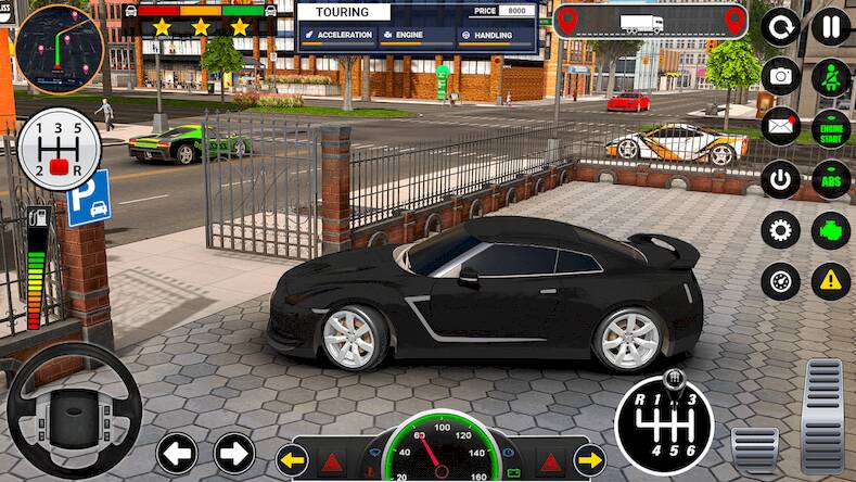 Скачать взломанную Реальные автомобильные парковк [Много монет] MOD apk на Андроид