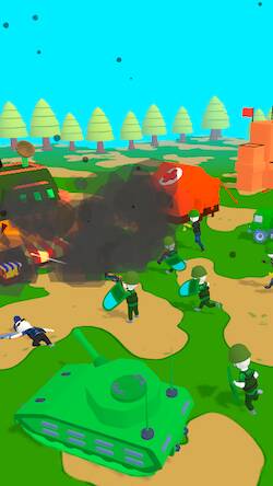 Скачать взломанную Island Warfare: Война vs Мир [Бесплатные покупки] MOD apk на Андроид