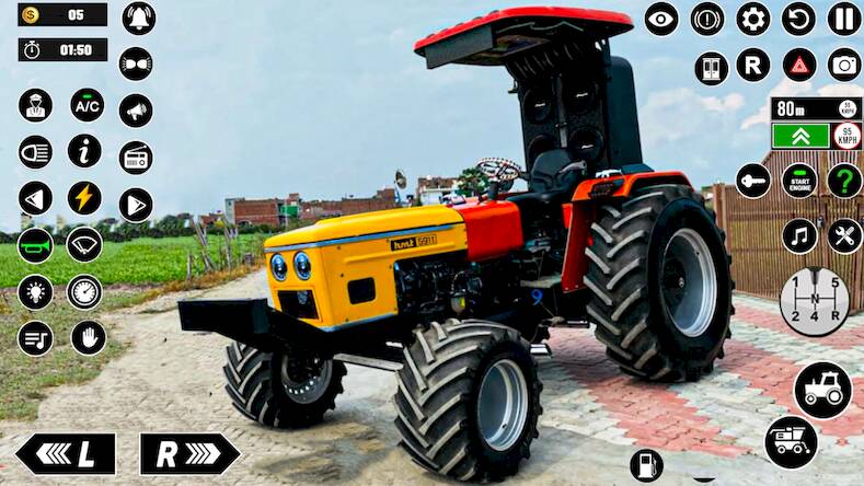 Скачать взломанную Tractor Sim: Tractor Farming [Много денег] MOD apk на Андроид
