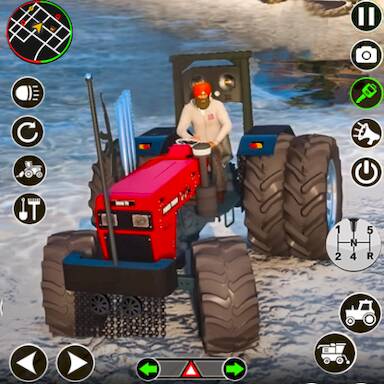 Скачать взломанную Tractor Sim: Tractor Farming [Много денег] MOD apk на Андроид