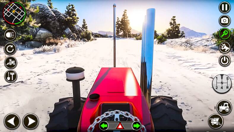 Скачать взломанную Tractor Sim: Tractor Farming [Много денег] MOD apk на Андроид