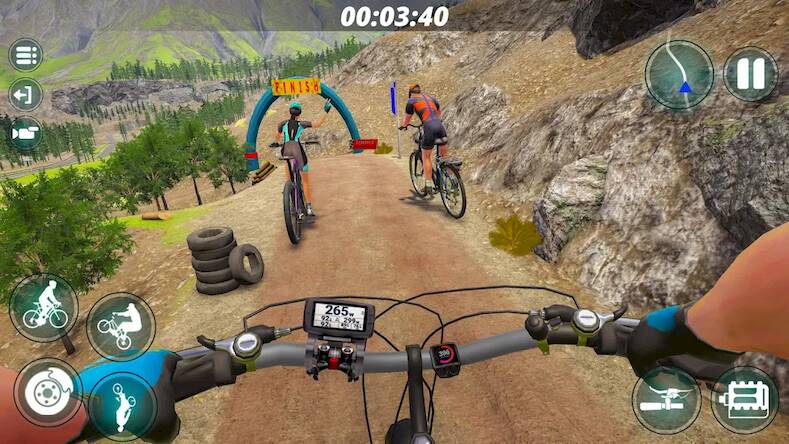 Скачать взломанную Xtreme BMX Offroad Cycle Game [Мод меню] MOD apk на Андроид