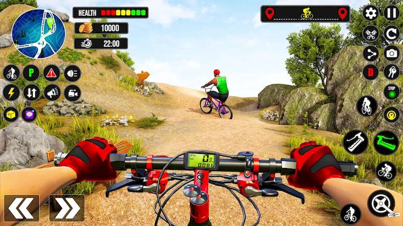 Скачать взломанную Xtreme BMX Offroad Cycle Game [Мод меню] MOD apk на Андроид