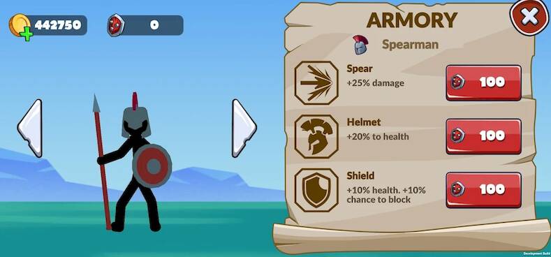Скачать взломанную Stickman Battle Empires War [Бесплатные покупки] MOD apk на Андроид