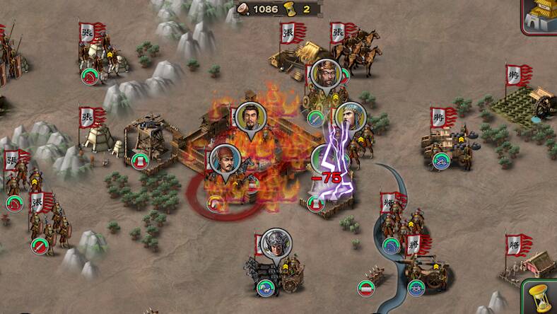Скачать взломанную ThreeKingdoms Conqueror [Много денег] MOD apk на Андроид