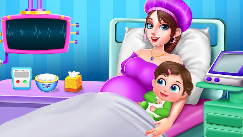 Скачать взломанную Беременная мама и малыш [Бесплатные покупки] MOD apk на Андроид