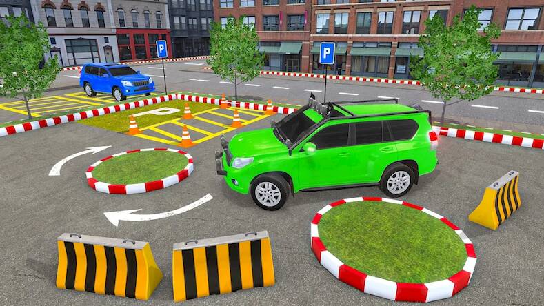 Скачать взломанную Prado Car Parking: Car Driving [Много денег] MOD apk на Андроид