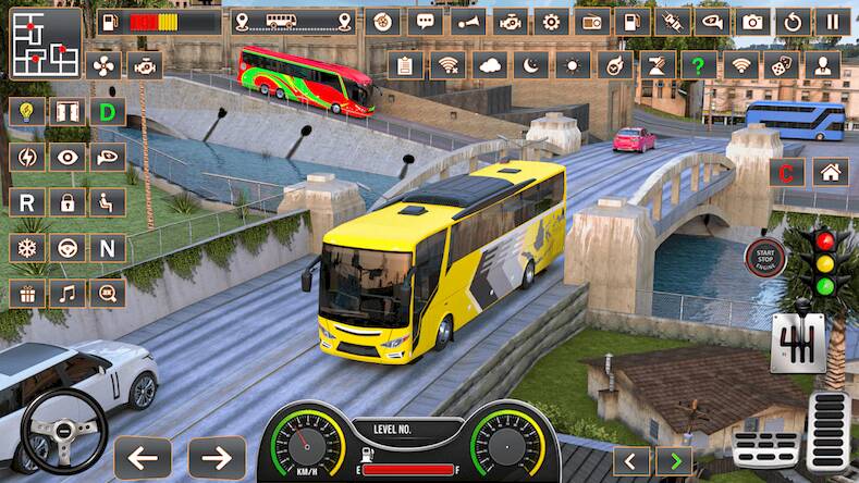 Скачать взломанную Coach Bus Driving Games 3D [Много денег] MOD apk на Андроид