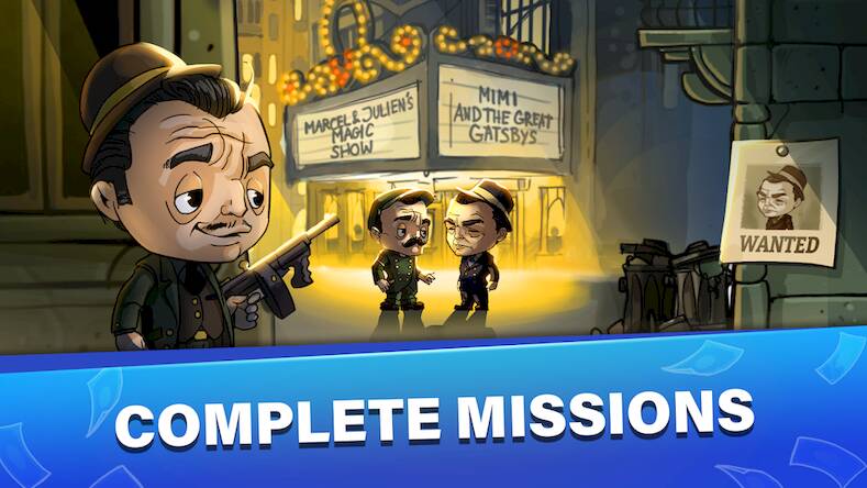 Скачать взломанную Босс мафии: печатай деньги [Бесплатные покупки] MOD apk на Андроид