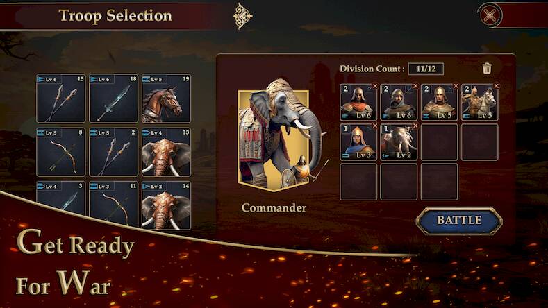 Скачать взломанную Asva : A War Strategy game [Много монет] MOD apk на Андроид