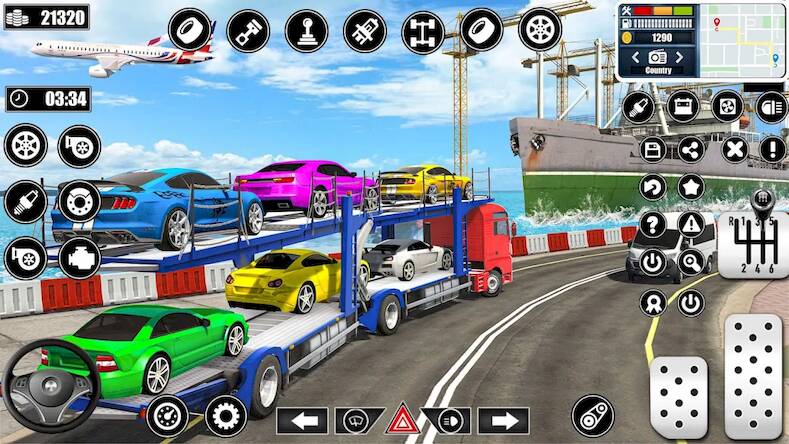 Скачать взломанную Heavy Truck Driving Simulator [Много монет] MOD apk на Андроид