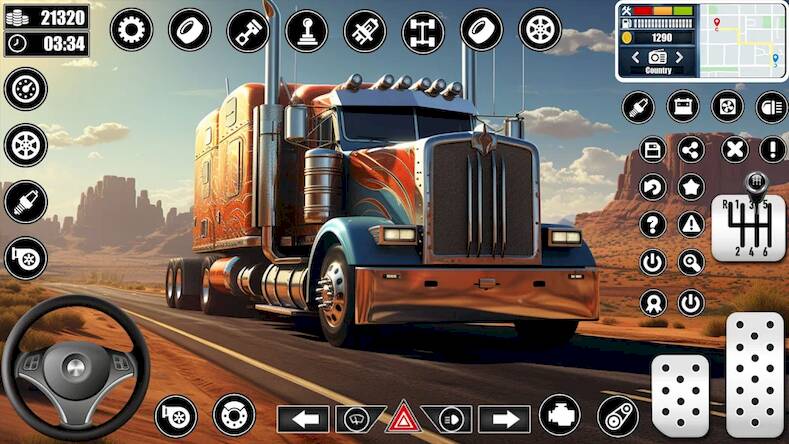 Скачать взломанную Heavy Truck Driving Simulator [Много монет] MOD apk на Андроид