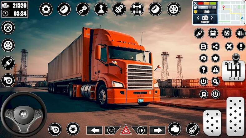 Скачать взломанную Heavy Truck Driving Simulator [Много монет] MOD apk на Андроид