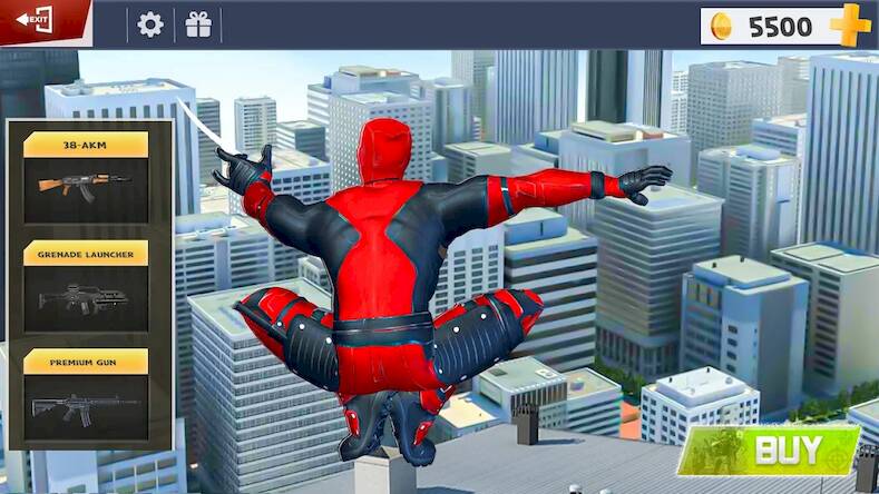 Скачать взломанную Spider Rope Hero Man Game [Мод меню] MOD apk на Андроид