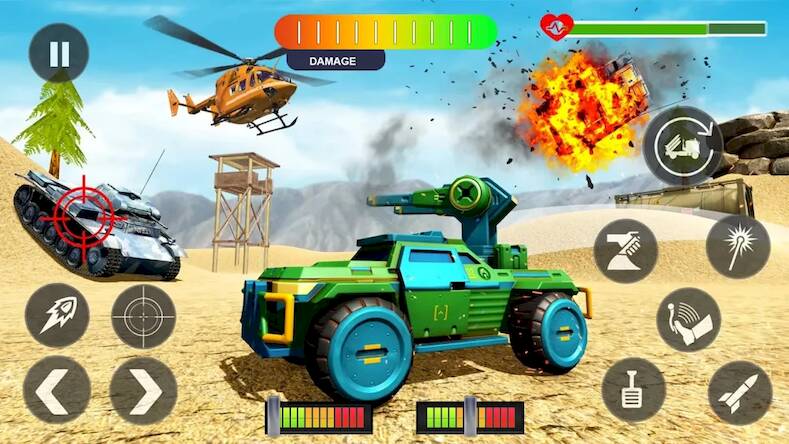Скачать взломанную Tank Battle 3D War Tanks Game [Мод меню] MOD apk на Андроид
