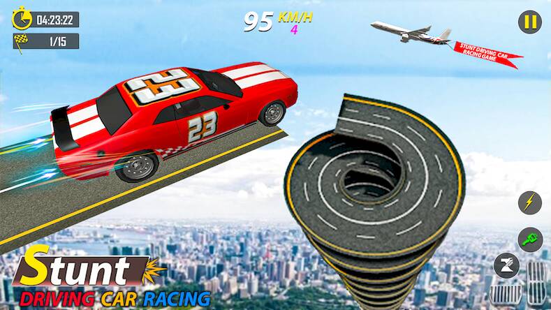 Скачать взломанную Car stunt driving game 3d race [Бесплатные покупки] MOD apk на Андроид