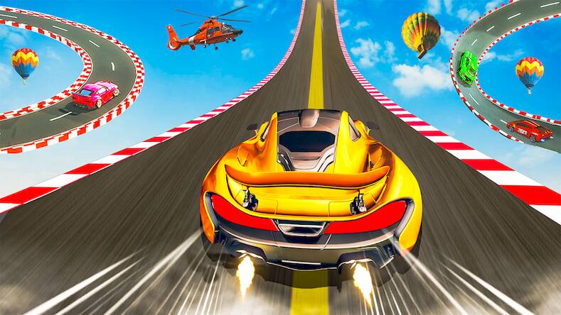 Скачать взломанную Stunt Car Game 2023: Game 2023 [Бесплатные покупки] MOD apk на Андроид