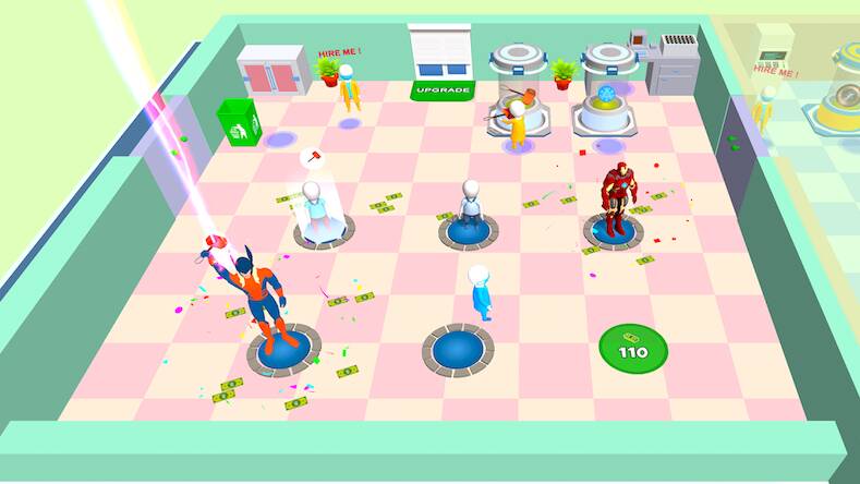 Скачать взломанную Superhero Lab [Много денег] MOD apk на Андроид
